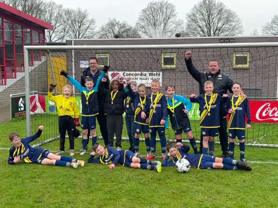De J010-1 start pilot in de O11 competitie met een  prachtig kampioenschap.