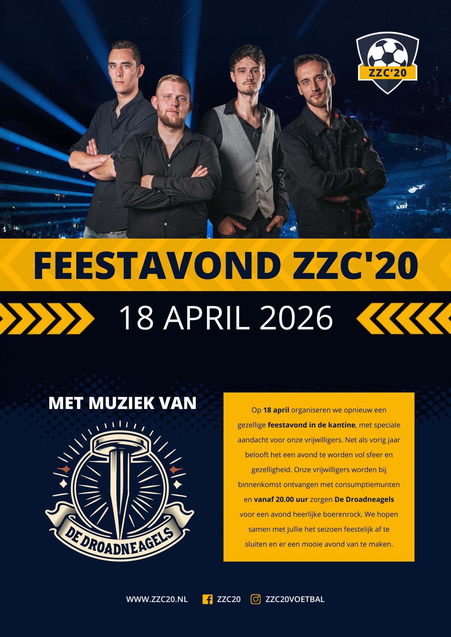 Feestavond bij ZZC’20!