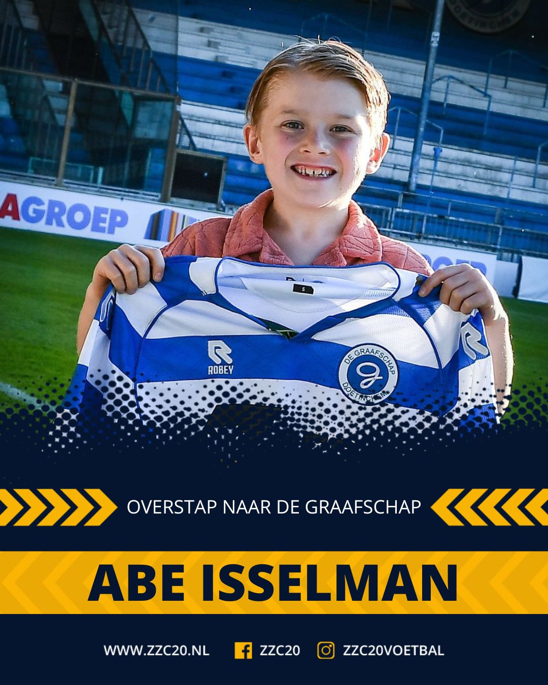 Abe Isselman maakt overstap naar de Graafschap