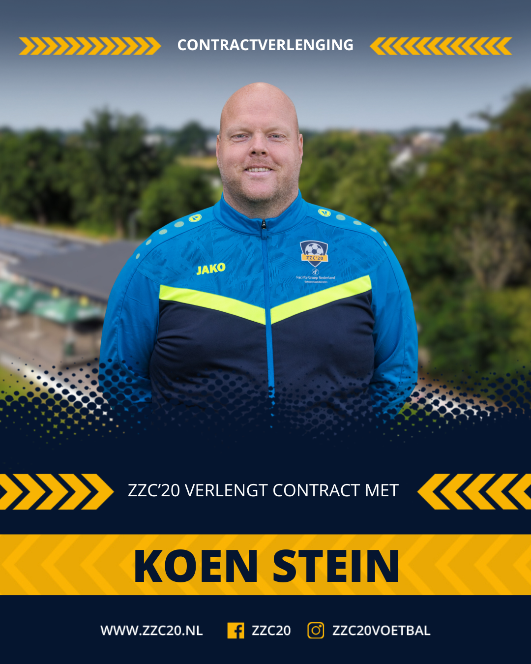 ZZC’20 verlengt contract met Koen Stein
